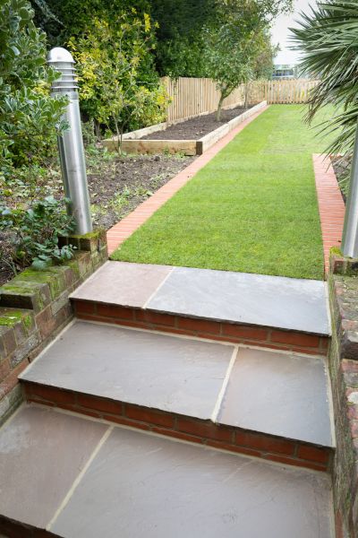 Backyard Steps Installation in San Francisco