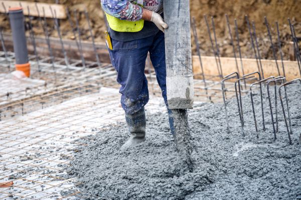 Cabin Foundation Pouring in San Francisco