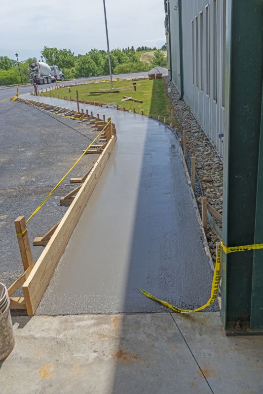 Sidewalk construction